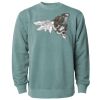 Unisex Midweight Pigment-Dyed Crewneck Sweatshirt Thumbnail