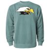 Unisex Midweight Pigment-Dyed Crewneck Sweatshirt Thumbnail