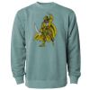 Unisex Midweight Pigment-Dyed Crewneck Sweatshirt Thumbnail