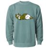 Unisex Midweight Pigment-Dyed Crewneck Sweatshirt Thumbnail