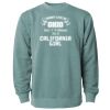 Unisex Midweight Pigment-Dyed Crewneck Sweatshirt Thumbnail
