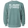 Unisex Midweight Pigment-Dyed Crewneck Sweatshirt Thumbnail