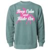 Unisex Midweight Pigment-Dyed Crewneck Sweatshirt Thumbnail
