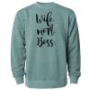 Unisex Midweight Pigment-Dyed Crewneck Sweatshirt Thumbnail