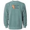 Unisex Midweight Pigment-Dyed Crewneck Sweatshirt Thumbnail