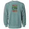Unisex Midweight Pigment-Dyed Crewneck Sweatshirt Thumbnail