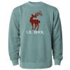 Unisex Midweight Pigment-Dyed Crewneck Sweatshirt Thumbnail