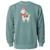 Unisex Midweight Pigment-Dyed Crewneck Sweatshirt Thumbnail