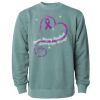 Unisex Midweight Pigment-Dyed Crewneck Sweatshirt Thumbnail