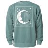 Unisex Midweight Pigment-Dyed Crewneck Sweatshirt Thumbnail