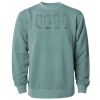 Unisex Midweight Pigment-Dyed Crewneck Sweatshirt Thumbnail