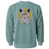 Unisex Midweight Pigment-Dyed Crewneck Sweatshirt Thumbnail