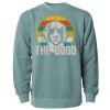 Unisex Midweight Pigment-Dyed Crewneck Sweatshirt Thumbnail