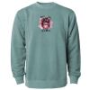 Unisex Midweight Pigment-Dyed Crewneck Sweatshirt Thumbnail