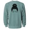 Unisex Midweight Pigment-Dyed Crewneck Sweatshirt Thumbnail