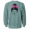 Unisex Midweight Pigment-Dyed Crewneck Sweatshirt Thumbnail
