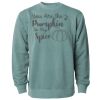Unisex Midweight Pigment-Dyed Crewneck Sweatshirt Thumbnail