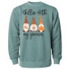 Unisex Midweight Pigment-Dyed Crewneck Sweatshirt Thumbnail