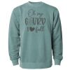 Unisex Midweight Pigment-Dyed Crewneck Sweatshirt Thumbnail