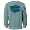 Unisex Midweight Pigment-Dyed Crewneck Sweatshirt Thumbnail