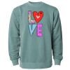 Unisex Midweight Pigment-Dyed Crewneck Sweatshirt Thumbnail