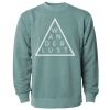 Unisex Midweight Pigment-Dyed Crewneck Sweatshirt Thumbnail