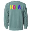 Unisex Midweight Pigment-Dyed Crewneck Sweatshirt Thumbnail