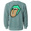 Unisex Midweight Pigment-Dyed Crewneck Sweatshirt Thumbnail