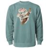 Unisex Midweight Pigment-Dyed Crewneck Sweatshirt Thumbnail
