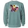 Unisex Midweight Pigment-Dyed Crewneck Sweatshirt Thumbnail