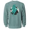 Unisex Midweight Pigment-Dyed Crewneck Sweatshirt Thumbnail