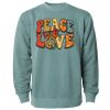Unisex Midweight Pigment-Dyed Crewneck Sweatshirt Thumbnail