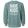 Unisex Midweight Pigment-Dyed Crewneck Sweatshirt Thumbnail