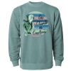 Unisex Midweight Pigment-Dyed Crewneck Sweatshirt Thumbnail