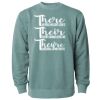 Unisex Midweight Pigment-Dyed Crewneck Sweatshirt Thumbnail