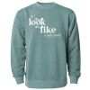 Unisex Midweight Pigment-Dyed Crewneck Sweatshirt Thumbnail