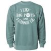 Unisex Midweight Pigment-Dyed Crewneck Sweatshirt Thumbnail