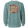 Unisex Midweight Pigment-Dyed Crewneck Sweatshirt Thumbnail