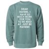 Unisex Midweight Pigment-Dyed Crewneck Sweatshirt Thumbnail