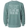 Unisex Midweight Pigment-Dyed Crewneck Sweatshirt Thumbnail