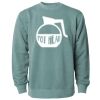 Unisex Midweight Pigment-Dyed Crewneck Sweatshirt Thumbnail