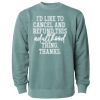 Unisex Midweight Pigment-Dyed Crewneck Sweatshirt Thumbnail