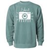 Unisex Midweight Pigment-Dyed Crewneck Sweatshirt Thumbnail