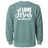 Unisex Midweight Pigment-Dyed Crewneck Sweatshirt Thumbnail