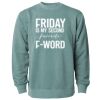 Unisex Midweight Pigment-Dyed Crewneck Sweatshirt Thumbnail