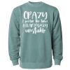 Unisex Midweight Pigment-Dyed Crewneck Sweatshirt Thumbnail
