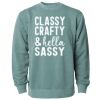 Unisex Midweight Pigment-Dyed Crewneck Sweatshirt Thumbnail