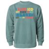 Unisex Midweight Pigment-Dyed Crewneck Sweatshirt Thumbnail
