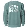 Unisex Midweight Pigment-Dyed Crewneck Sweatshirt Thumbnail