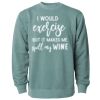 Unisex Midweight Pigment-Dyed Crewneck Sweatshirt Thumbnail